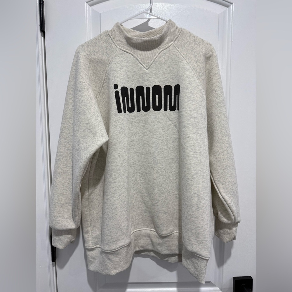 New without tag Fleece lined sweatshirt Korean style